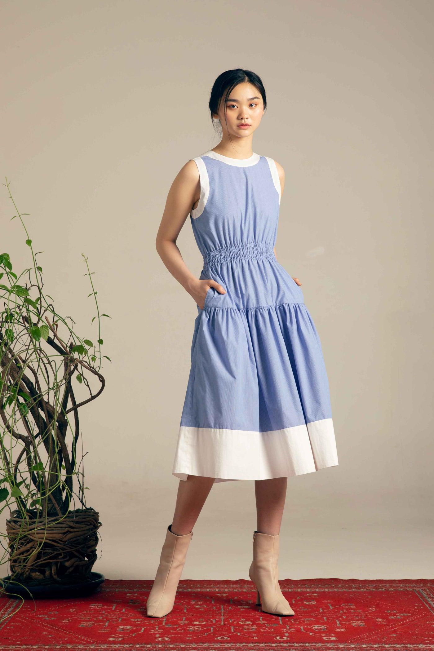 Aster Dress Stripes