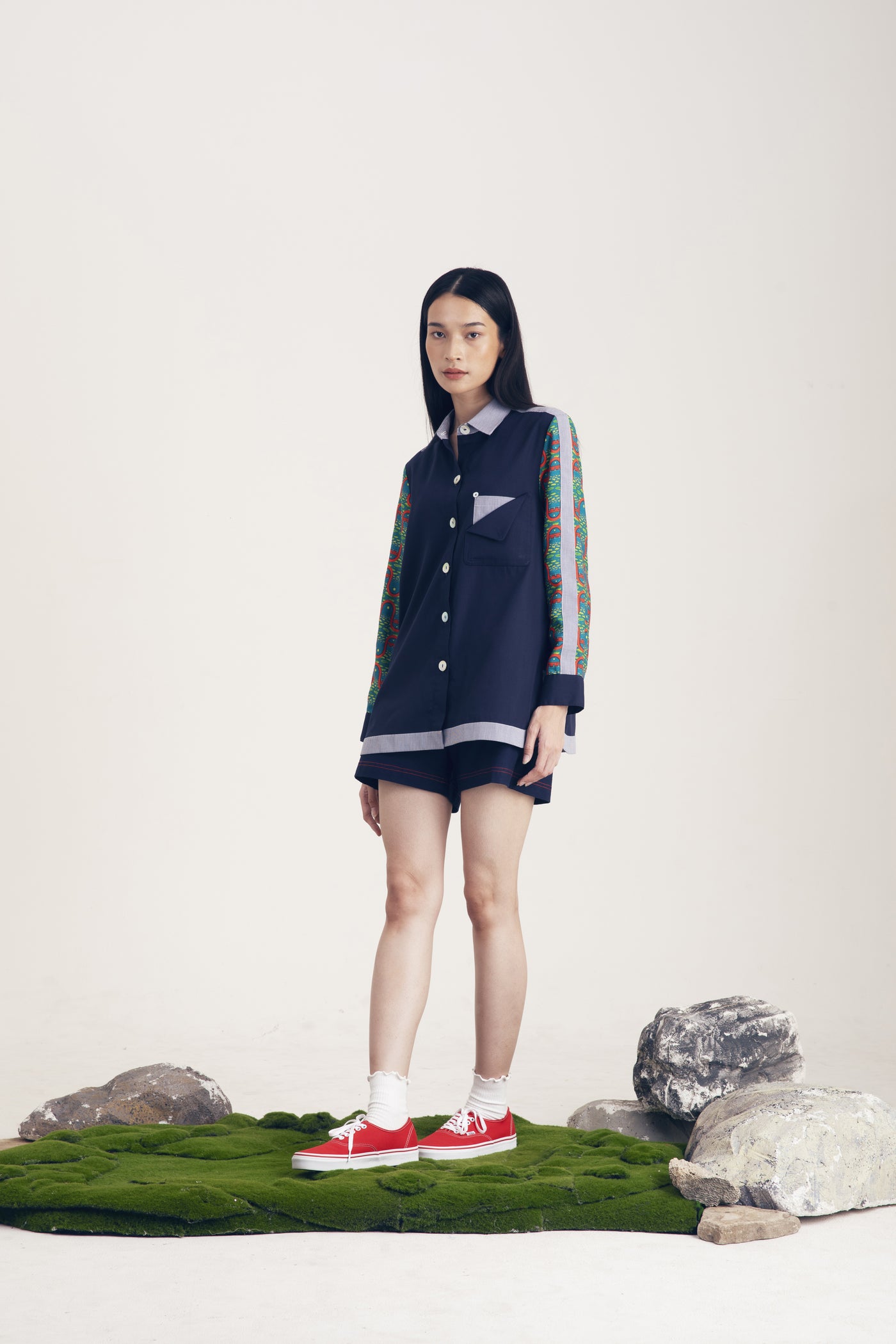 Akemi Navy Shirt