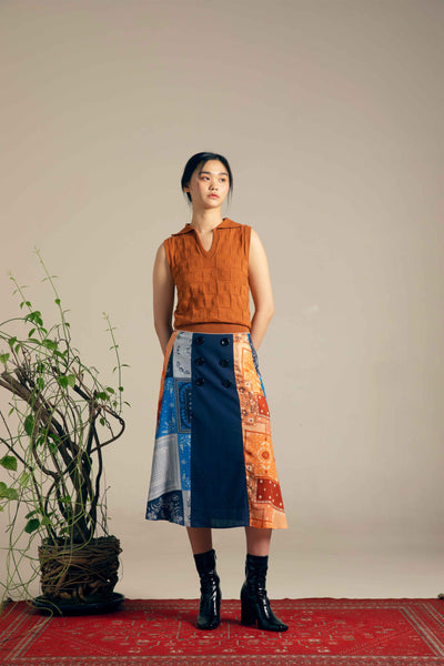 Ivy Knit Top Terracotta