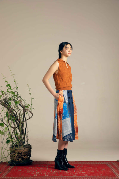 Ivy Knit Top Terracotta